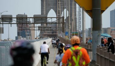 Brooklyn Bridge to get separate bike and pedestrian entrances in Manhattan