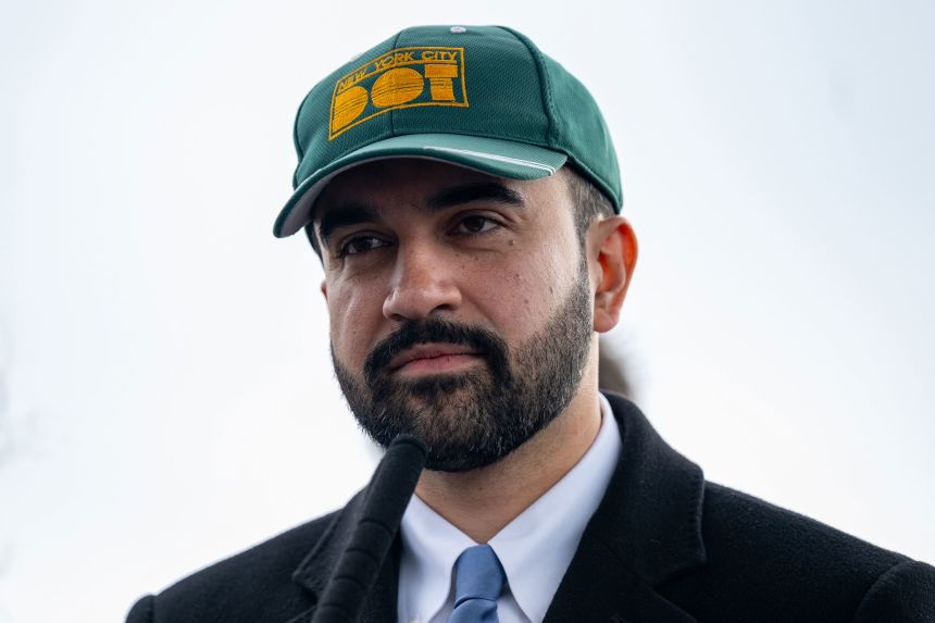 New York Mayor Zohran Mamdani, during a press conference at Pier 17 in New York on Friday.