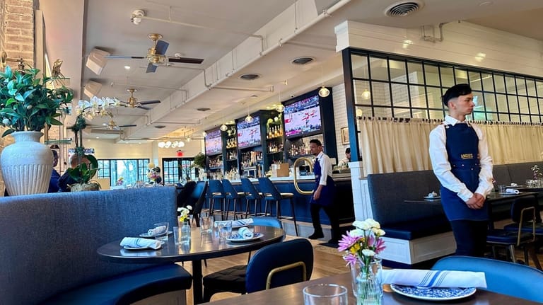 Angie's in Manhasset comprises a large bar and a comfortable...