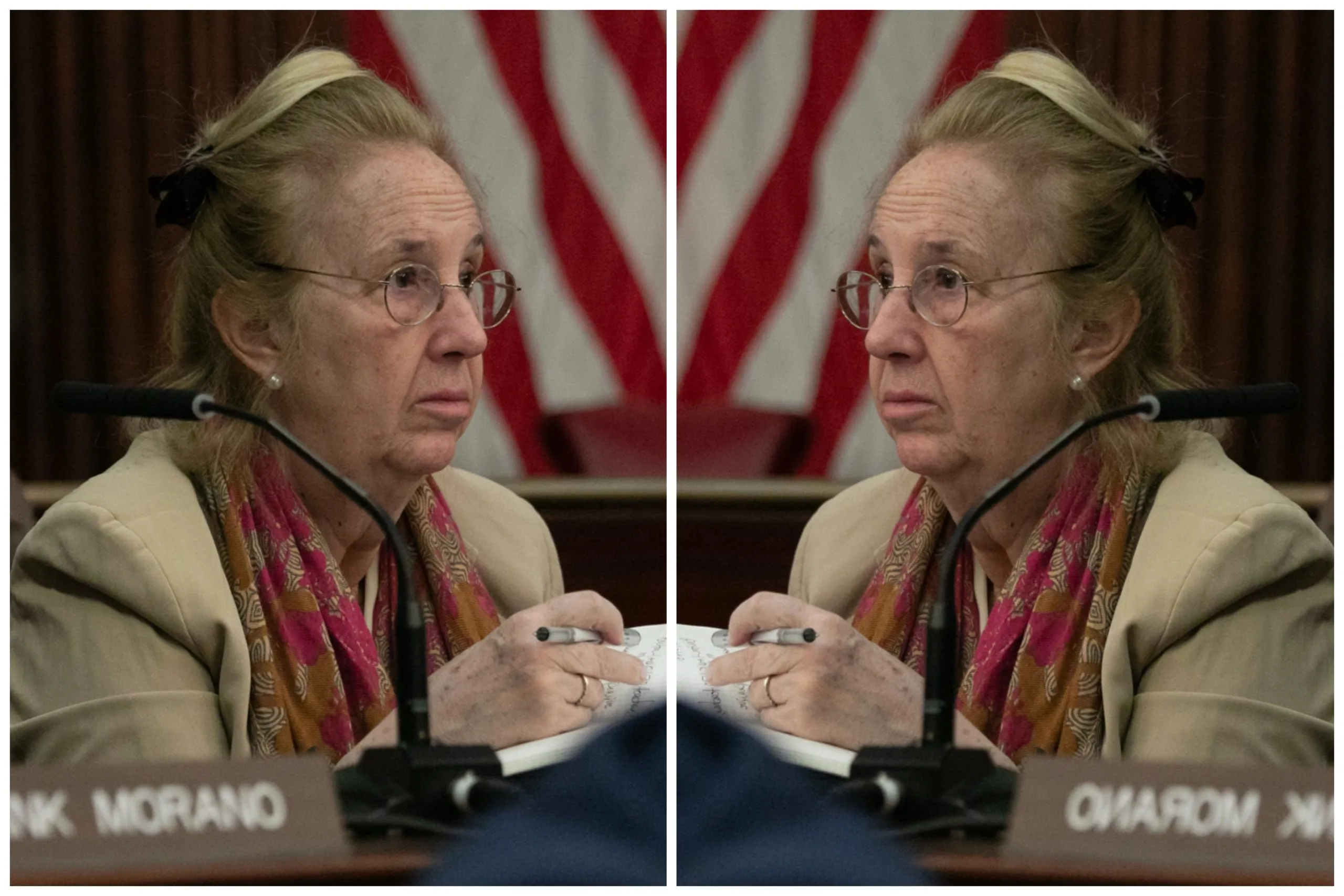 Councilmember Gale Brewer (D-Manhattan) is seen in a composite image