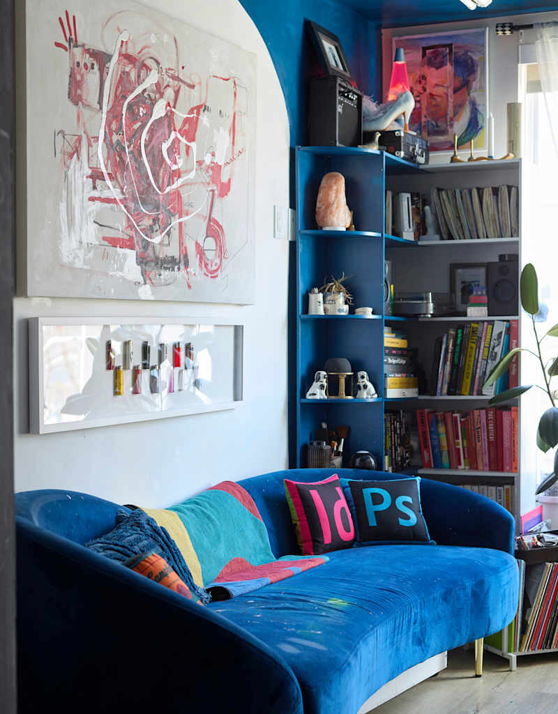 An Artist Transformed This 300-Square-Foot NYC Rental After Winning the NYC Housing Lottery