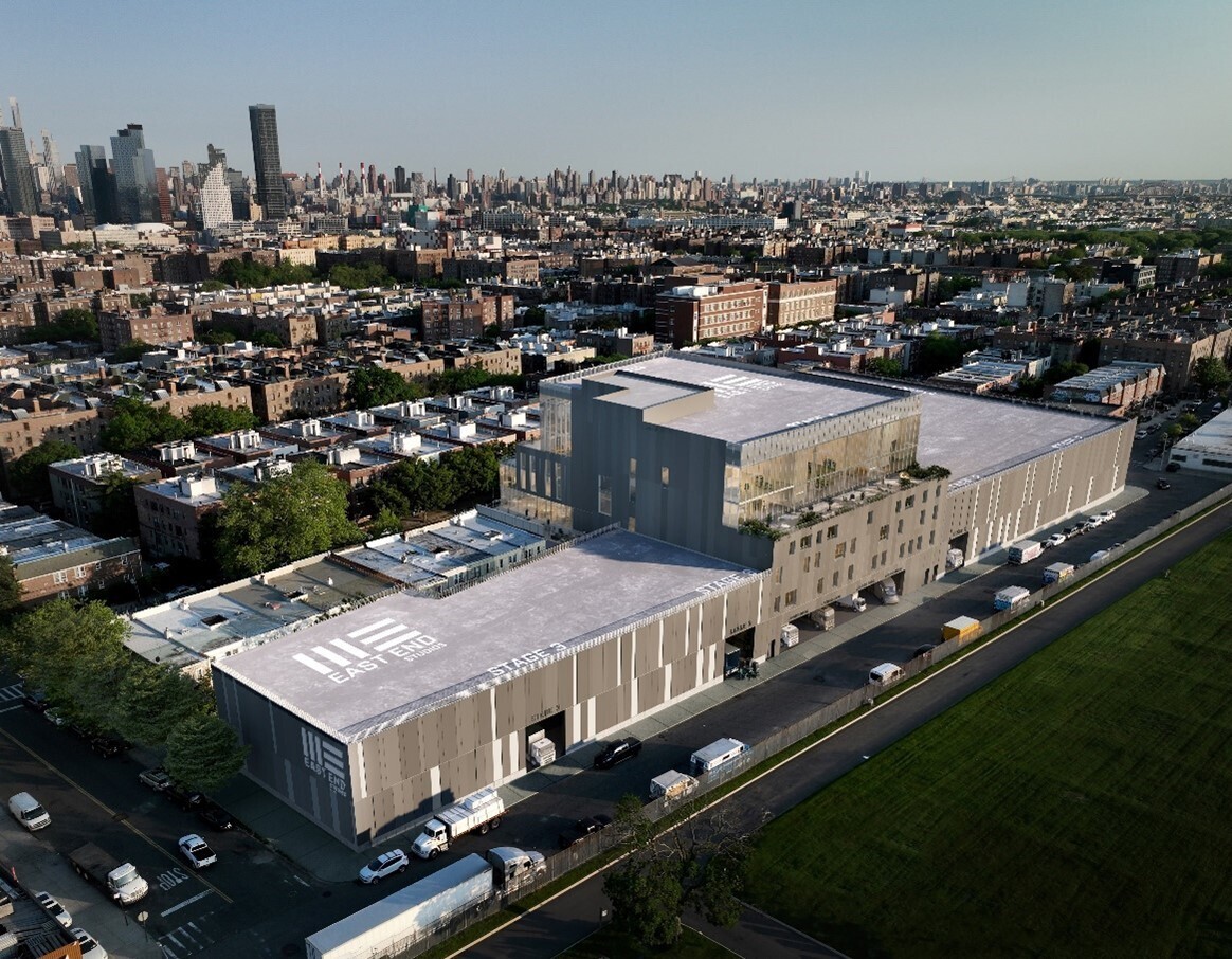 East End Studios, depicted in a rendering, was completed late last year. (New York City mayor's office)