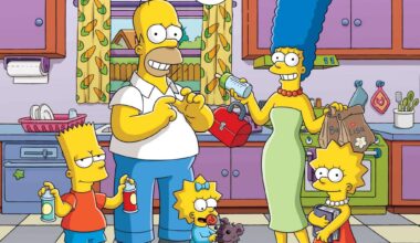 From left, Bart, Homer, Maggie, Marge and Lisa from “The Simpsons.” Druthers Brewing Company will host a “Steamed Hams” event on April 14, celebrating the anniversary of an infamous joke from the series that referenced Albany. (Fox via AP)