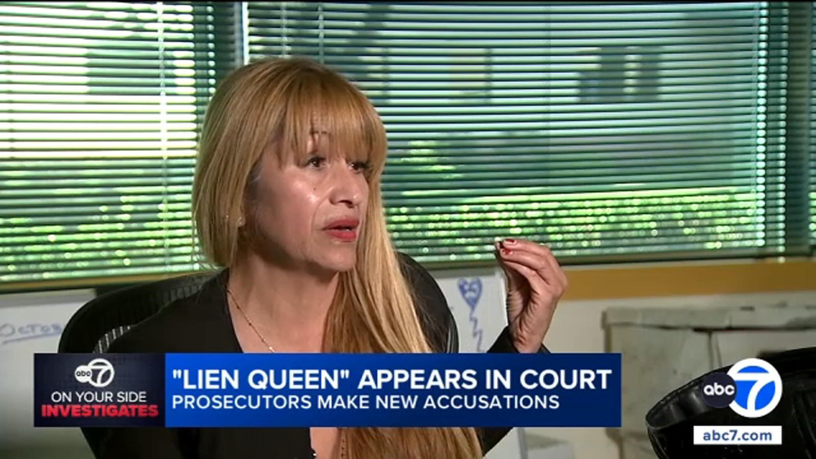 Woman accused of filing fraudulent multimillion-dollar liens appears in LA court, pleads not guilty