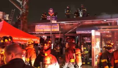 2 firefighters injured after fire burns Williamsbridge, Bronx businesses