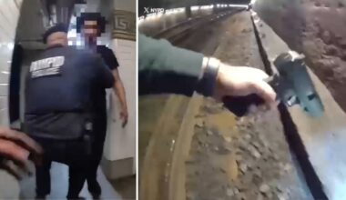 Inwood subway police chase: 15-year-old boy arrested after trespassing onto train tracks with loaded firearm in Manhattan