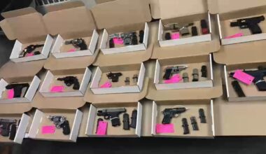 Police on Long Island find 22 guns hidden behind false wall in Lindenhurst, NY home