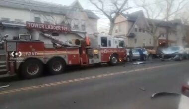 Brooklyn chain-reaction crash involving FDNY firetruck, Access-A-Ride van, Lexus, leaves 1 dead, several injured