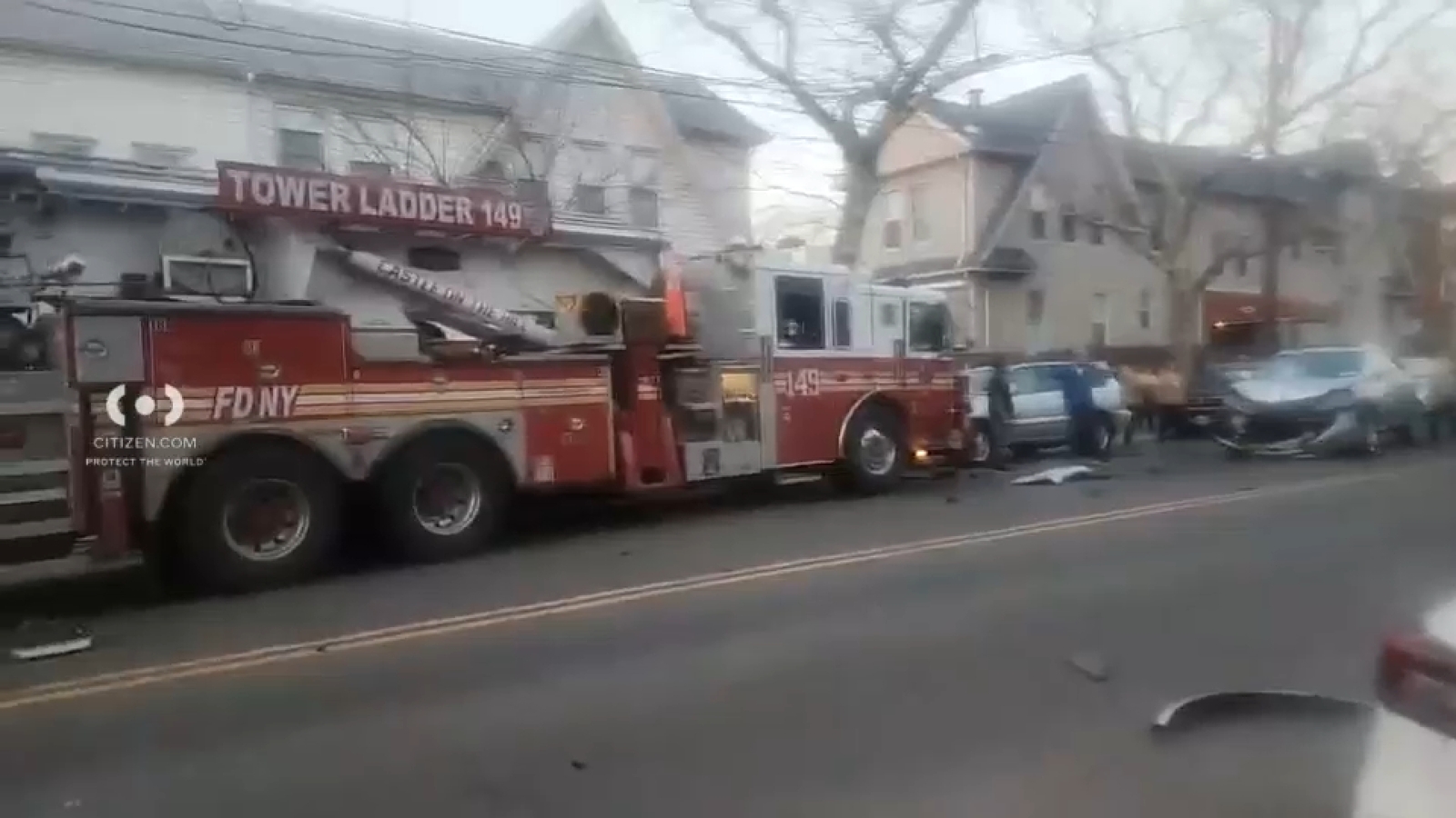 Brooklyn chain-reaction crash involving FDNY firetruck, Access-A-Ride van, Lexus, leaves 1 dead, several injured