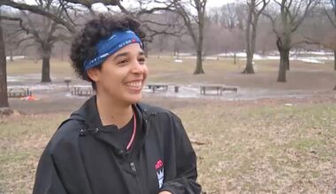 2026 United Airlines NYC half marathon runner advocating for nonbinary community and the planet