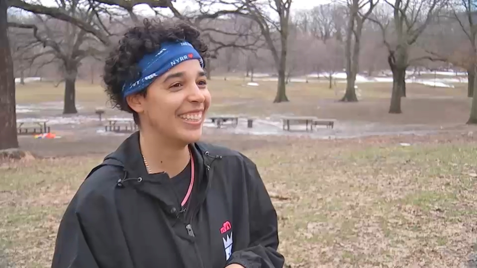 2026 United Airlines NYC half marathon runner advocating for nonbinary community and the planet