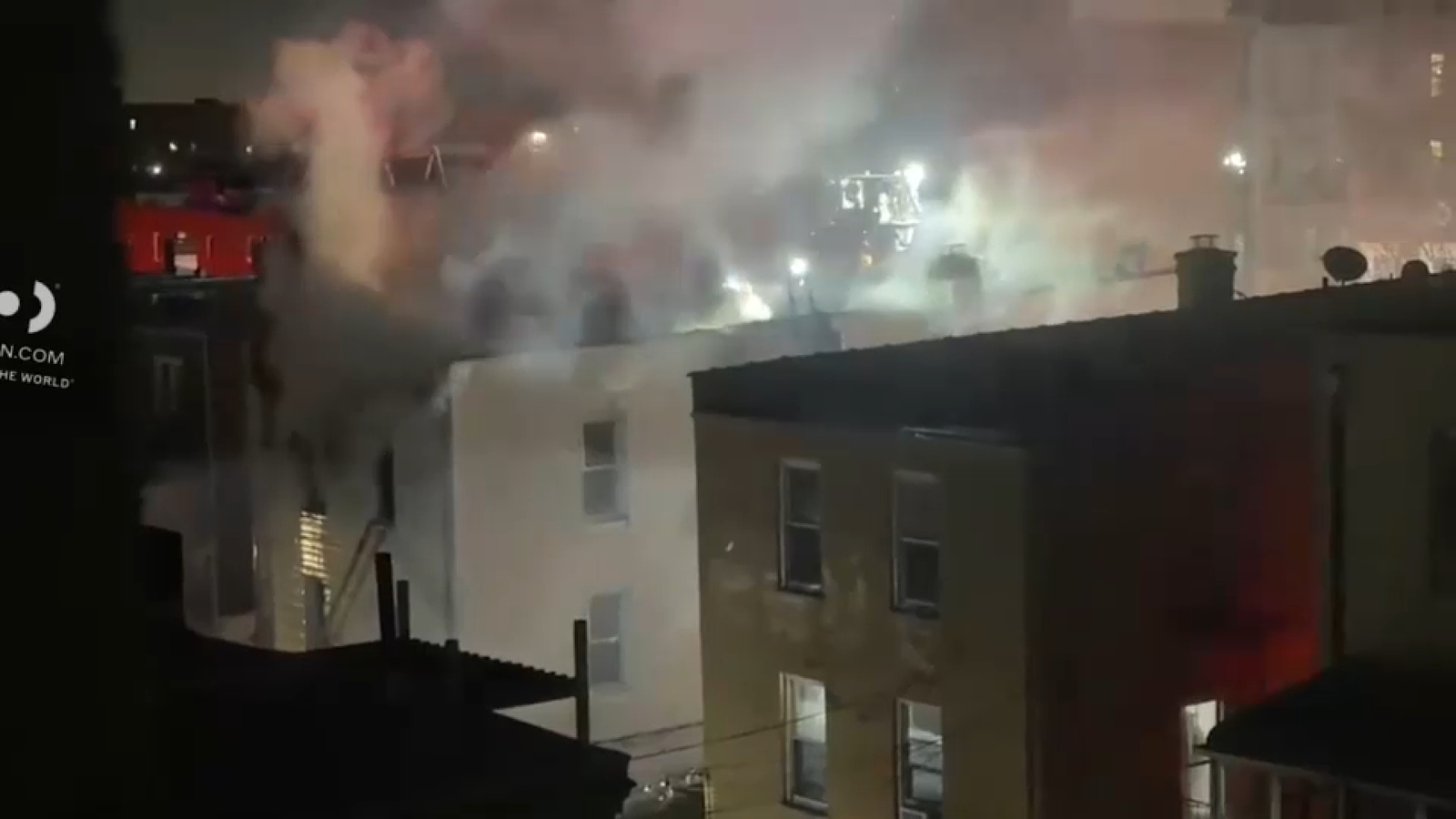 1 hurt amid house fire in Allerton section of the Bronx