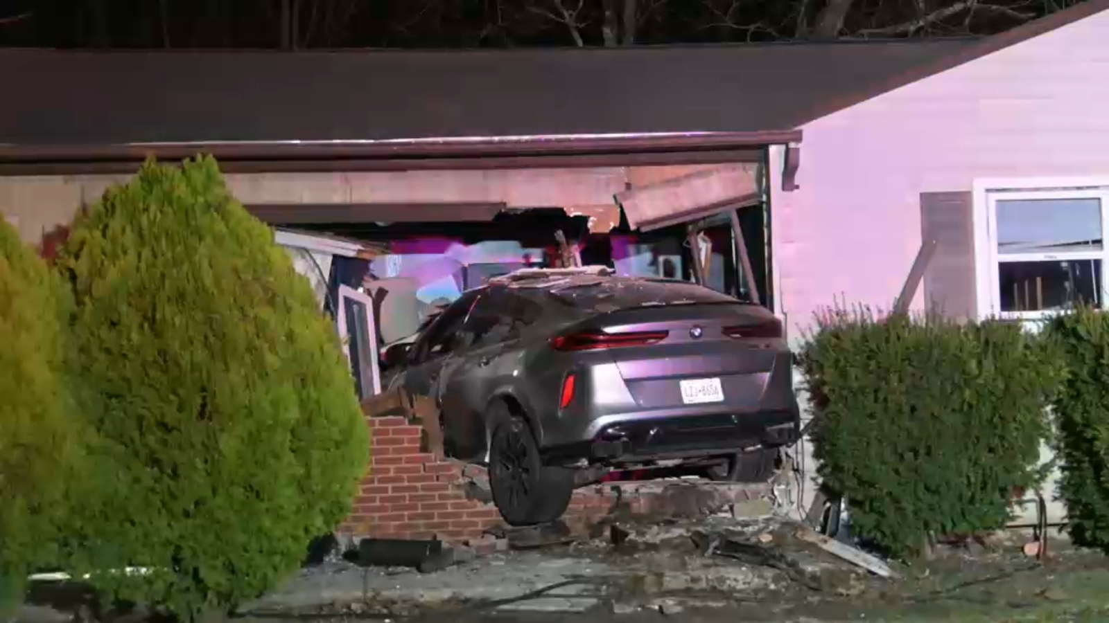 Woman charged with DWI after crashing car into home on Long Island