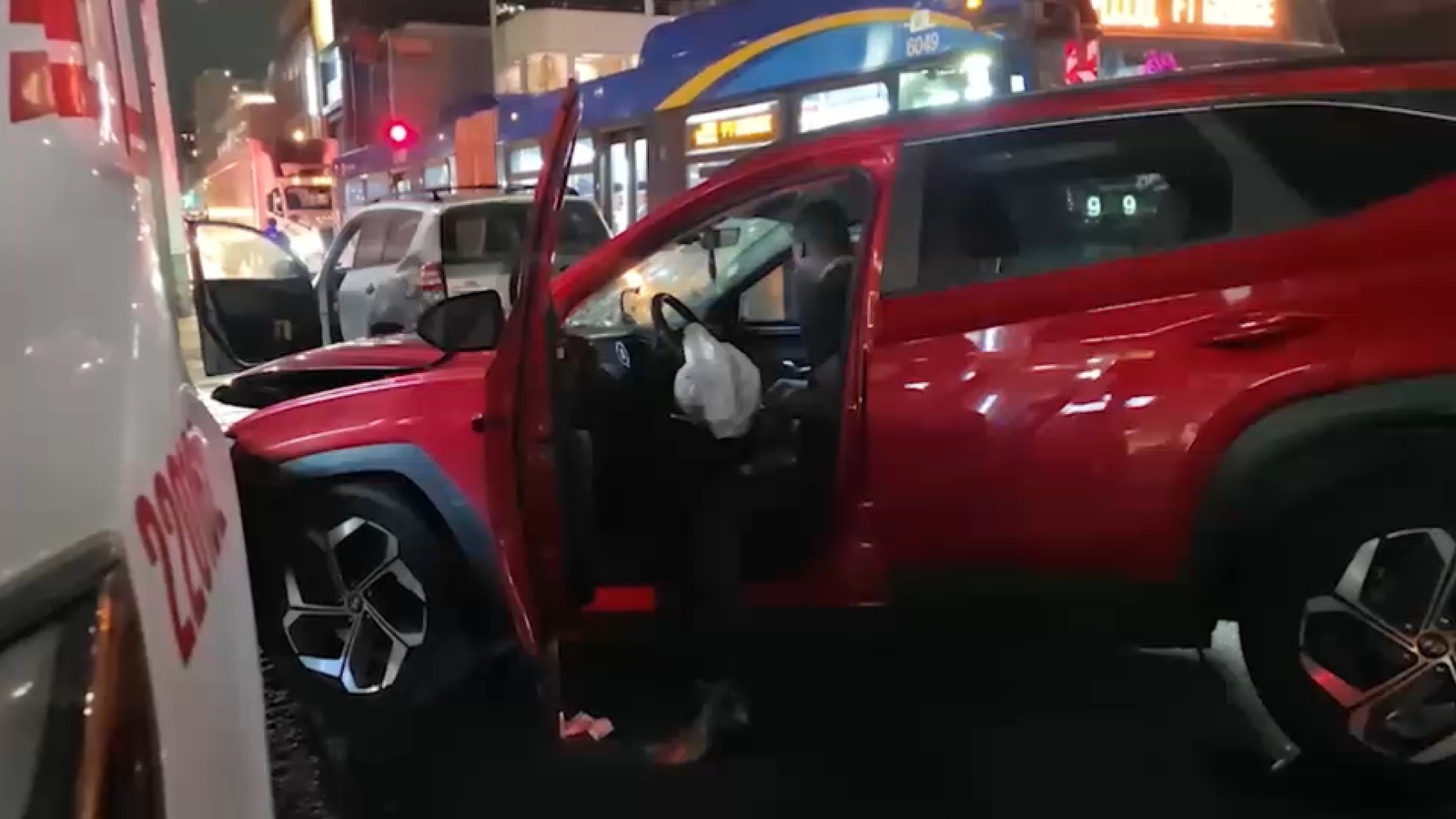 Harlem pedestrians struck: Food delivery worker on e-bike killed, others injured near Apollo Theater; driver charged