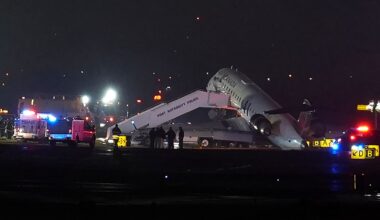 LaGuardia Airport in New York closed following collision between Air Canada plane and airport vehicle