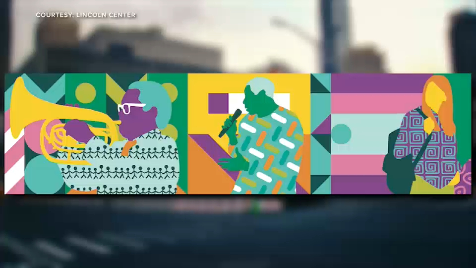 Lincoln Center mural aims to invite, empower Lincoln Center community during $335 million renovation project