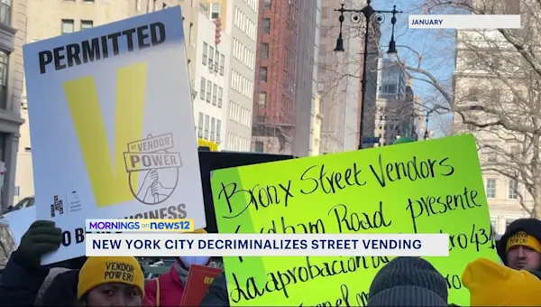 News 12 | Brooklyn | Decriminalization of street vending soon to be law