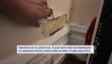 News 12 | Brooklyn | Tenants on Lenox Road plead for help from mayor, say homes have become uninhabitable