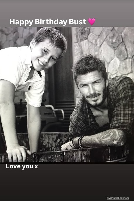 David and Brooklyn Beckham