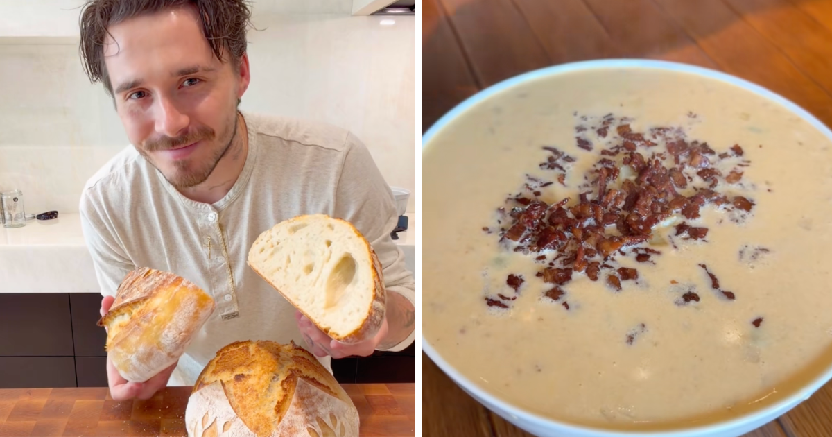 Cruz Beckham appears to mock brother Brooklyn’s cooking