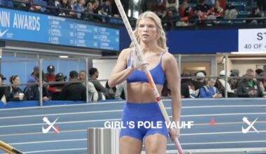 Grand Haven’s Izzy Robbins claims national title in pole vault at Nike Nationals in NYC