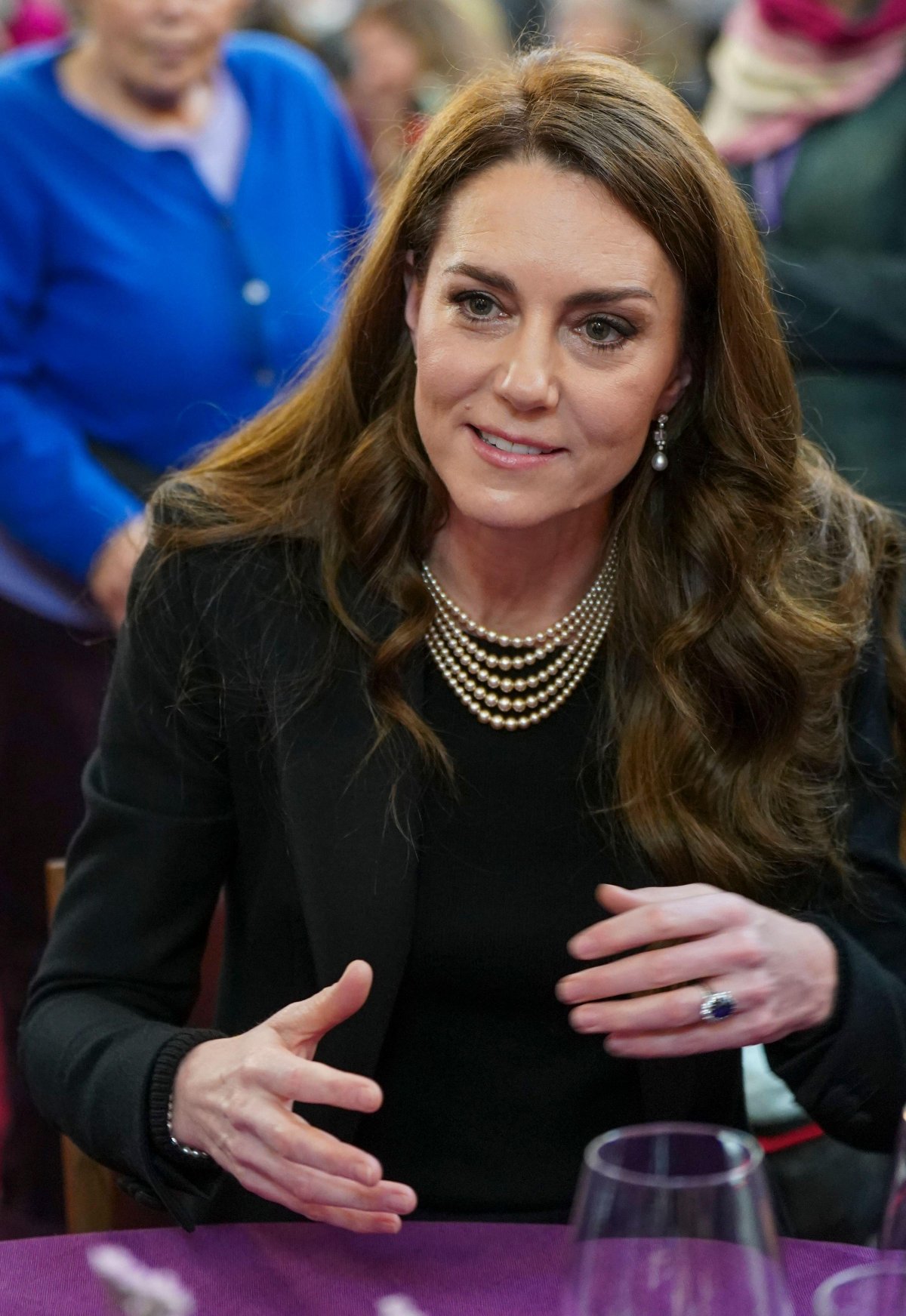The Princess of Wales attends a reception marking Holocaust Memorial Day at the Guildhall in London on January 27, 2025 (Arthur Edwards/PA Images/Alamy)