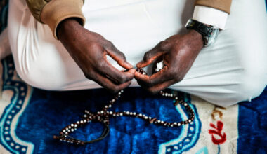 Taraweeh at Times Square in New York