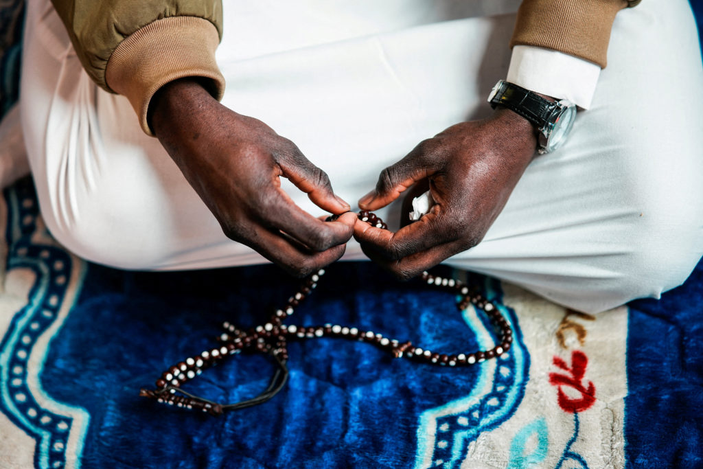 Taraweeh at Times Square in New York