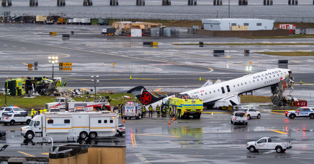 LaGuardia Crash Timeline: Moments Before Air Canada Plane Collided With Fire Truck