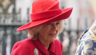 Queen Camilla attends the Commonwealth Day service at Westminster Abbey in London on March 9, 2026 (Jonathan Brady/PA Images/Alamy)