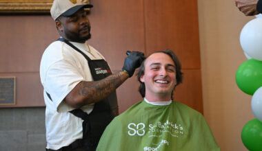 St. John’s Community Braves the Shave in St. Baldrick’s Day Cancer Care Fundraiser