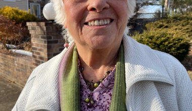 As the S(o)uper Bowl neighborhood captain for Manhattan Beach, Nancy Rando distributed about 100 flyers this year, and she put a large poster on the neighborhood bulletin board.