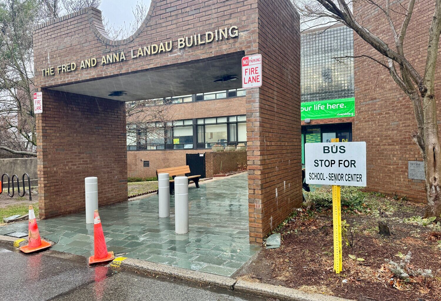 At the Riverdale Y, New Beginnings participants are dropped off at the center&rsquo;s front doors.