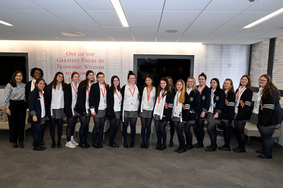 From Classroom to Campus: Sacred Heart Seniors Dive into AI and Business Ethics at St. John’s