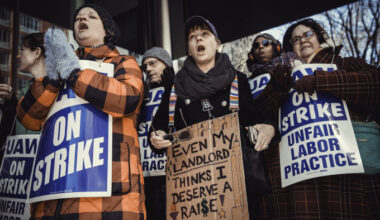 950 professors walk out at New York University because they can't afford Manhattan, 25% of classes go dark