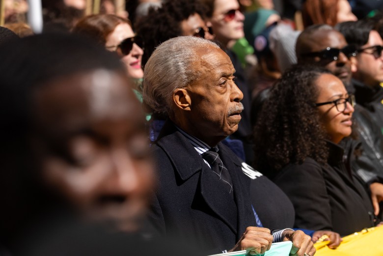 Marching with the crowd were New York City legislators and celebrities: New York Attorney General Letitia James, Reverend Al Sharpton and Robert De Niro. 
