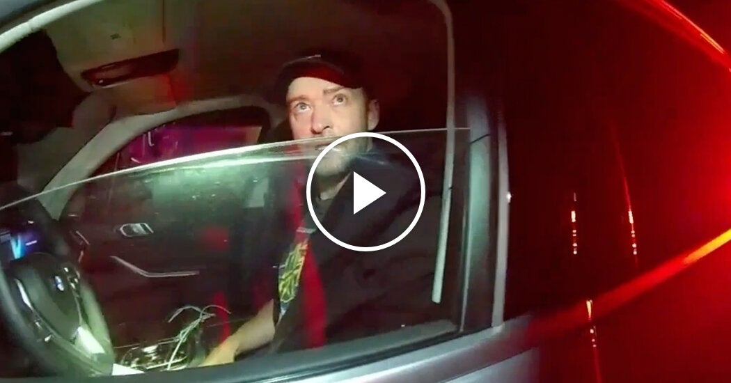 Video of Justin Timberlake’s Traffic Stop in 2024 Released