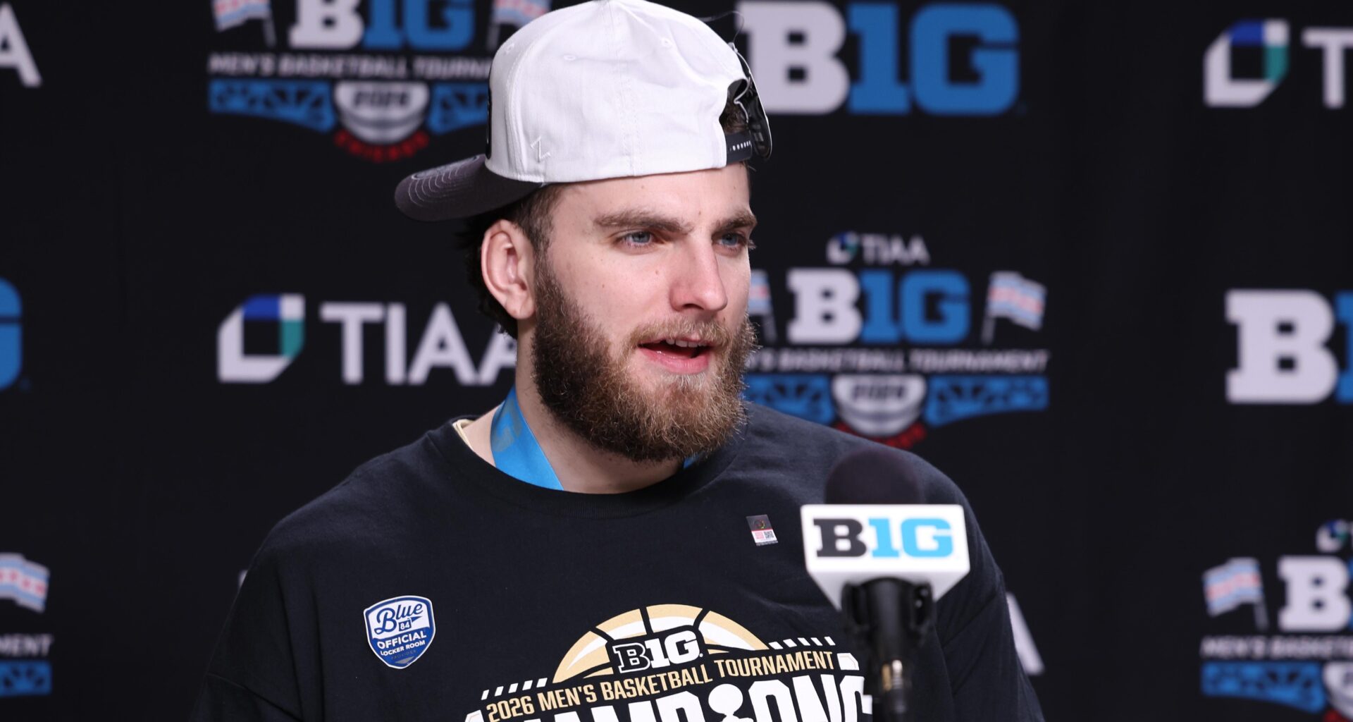 Watch Funny Trending Video of Purdue's Oscar Cluff Talking About Queens Matchup in March Madness