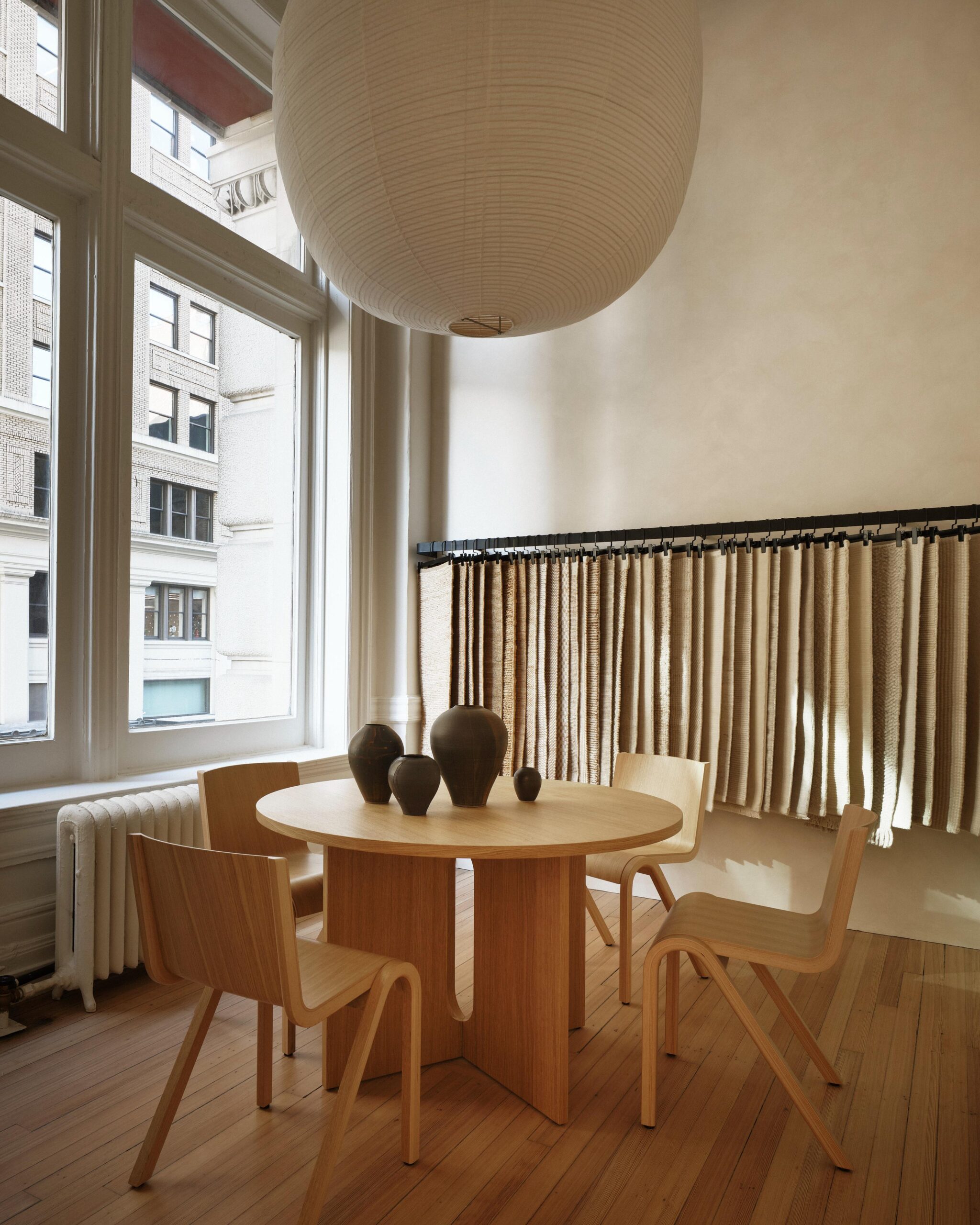 Rugs and curated furniture are displayed at the Armadillo flagship store