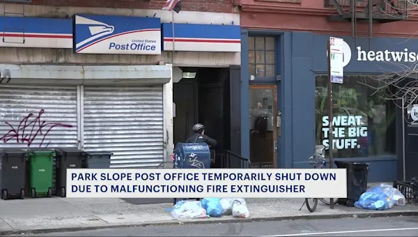News 12 | Brooklyn | Fire extinguisher malfunction shuts down Park Slope Post Office indefinitely