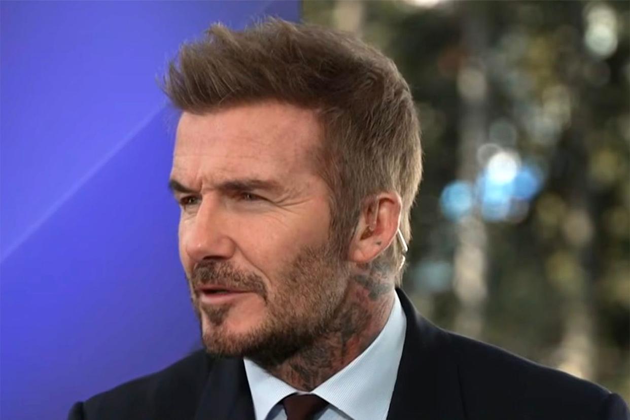 David Beckham on 'Squawk Box' on CNBCCredit: CNBC Television/Youtube