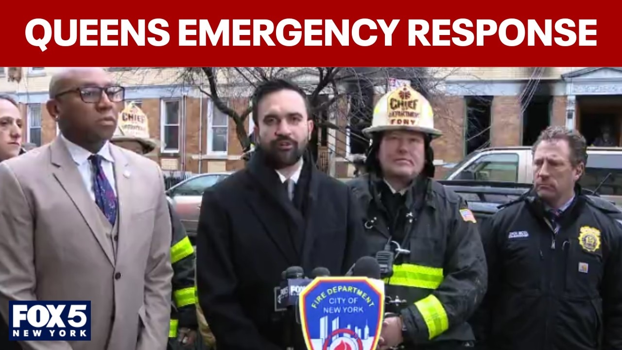 FULL: Mamdani, FDNY officials update on Queens apartment fire