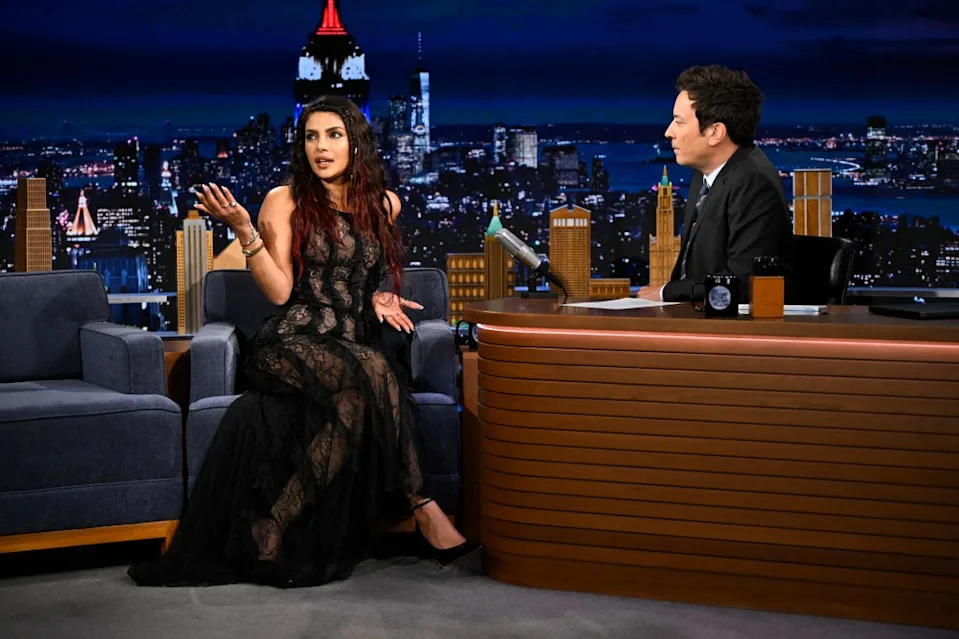 The actress is currently promoting her new film “The Bluff.” Todd Owyoung/NBC via Getty Images