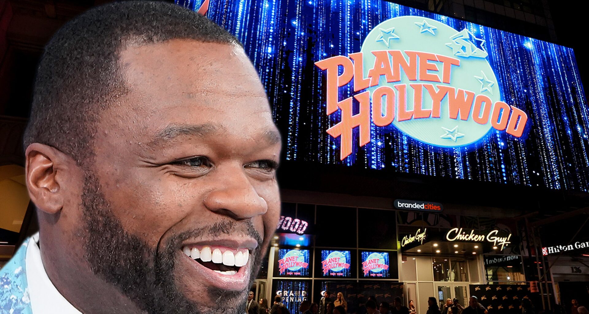 50 Cent Expands Empire With $100M Planet Hollywood Partnership in NYC