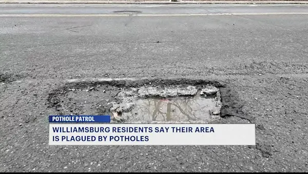 News 12 | Brooklyn | Williamsburg man issues warning about potholes near Kosciuszko Bridge