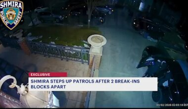 News 12 | Brooklyn | Shmira Public Safety steps up patrols following video showing home break-ins blocks apart in Brooklyn