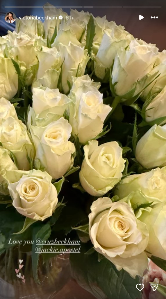 Victoria Beckham reveals International Women's Day gift from son Cruz