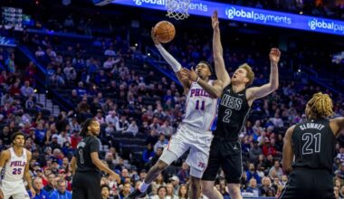 Justin Edwards, who has been largely out of the rotation this season, was one of the heroes of the Sixers' win on Sunday over Brooklyn.