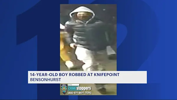 News 12 | Brooklyn | Duo wanted for robbing 14-year-old boy of his jacket at knifepoint in Bensonhurst
