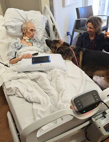 Mr. Spencer with his dogCredit: NYC Second Chance Rescue